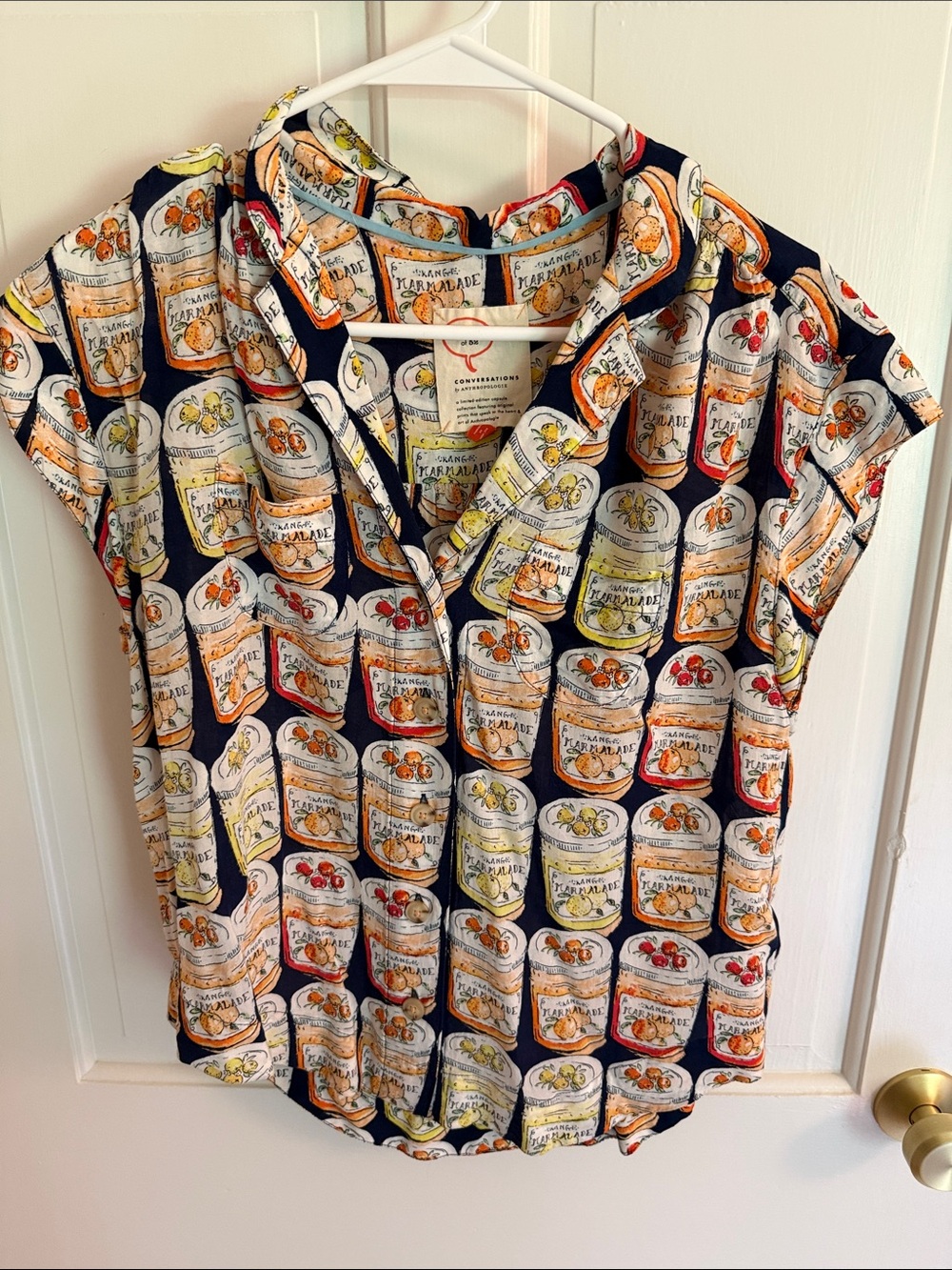 Anthropologie button down. Jelly jars. - Picture 4 of 5